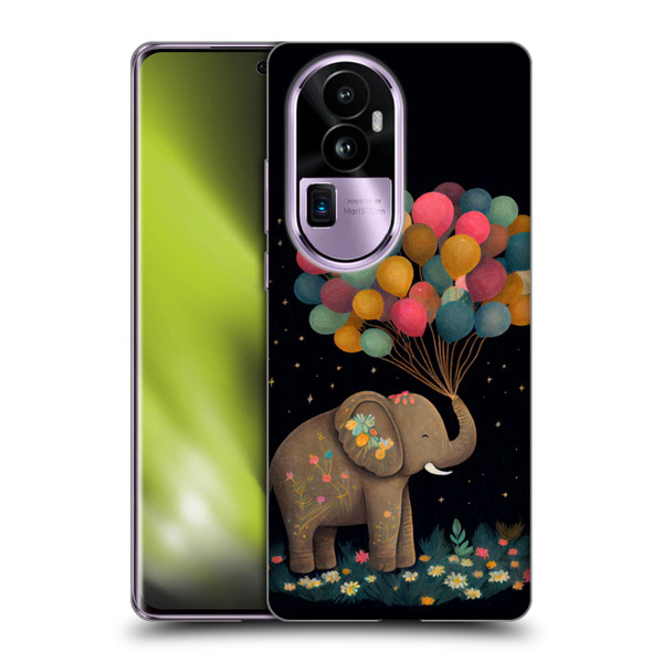 JK Stewart Art Elephant Holding Balloon Soft Gel Case for OPPO Reno10 Pro+