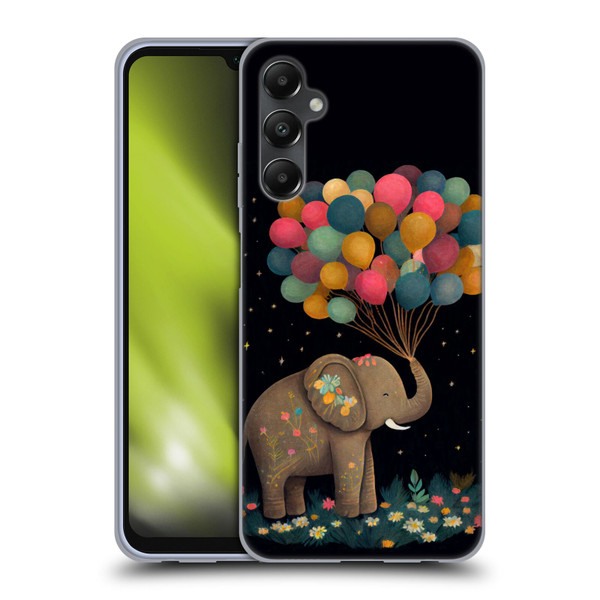 JK Stewart Art Elephant Holding Balloon Soft Gel Case for Samsung Galaxy A05s