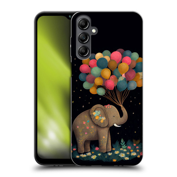 JK Stewart Art Elephant Holding Balloon Soft Gel Case for Samsung Galaxy M14 5G