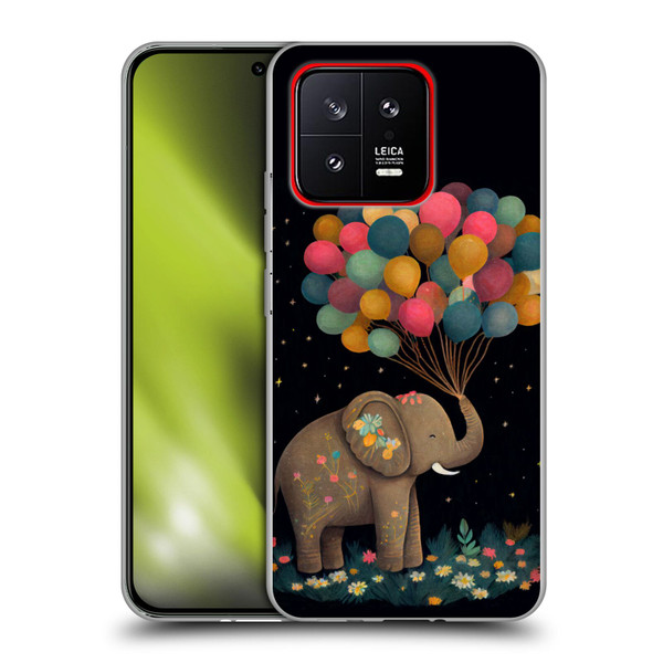 JK Stewart Art Elephant Holding Balloon Soft Gel Case for Xiaomi 13 5G