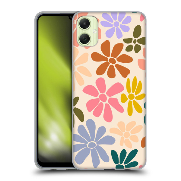 Gabriela Thomeu Retro Rainbow Color Floral Soft Gel Case for Samsung Galaxy A05