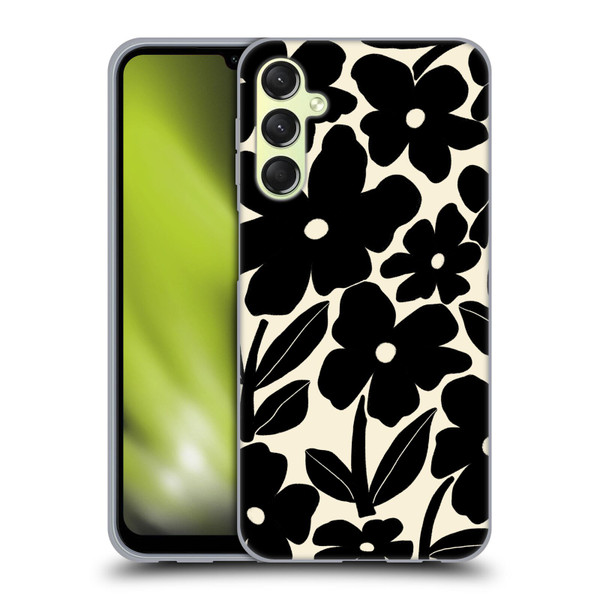 Gabriela Thomeu Retro Black And White Groovy Soft Gel Case for Samsung Galaxy A24 4G / Galaxy M34 5G