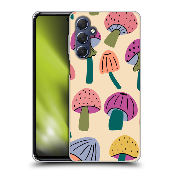 Gabriela Thomeu Retro Magic Mushroom Soft Gel Case for Samsung Galaxy M54 5G