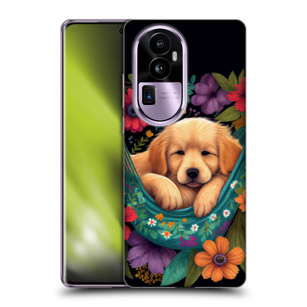 JK Stewart Graphics Golden Retriever In Hammock Soft Gel Case for OPPO Reno10 Pro+