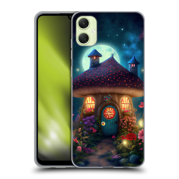 JK Stewart Graphics Mushroom House Soft Gel Case for Samsung Galaxy A05