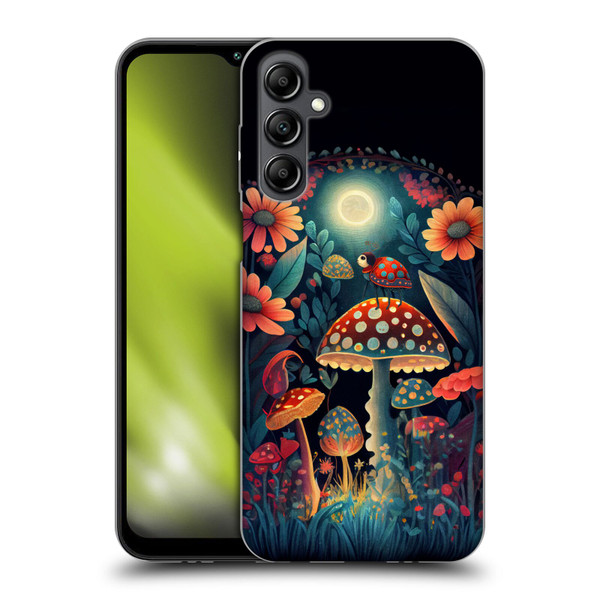 JK Stewart Graphics Ladybug On Mushroom Soft Gel Case for Samsung Galaxy M14 5G