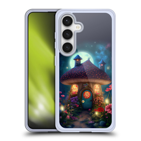 JK Stewart Graphics Mushroom House Soft Gel Case for Samsung Galaxy S24 5G