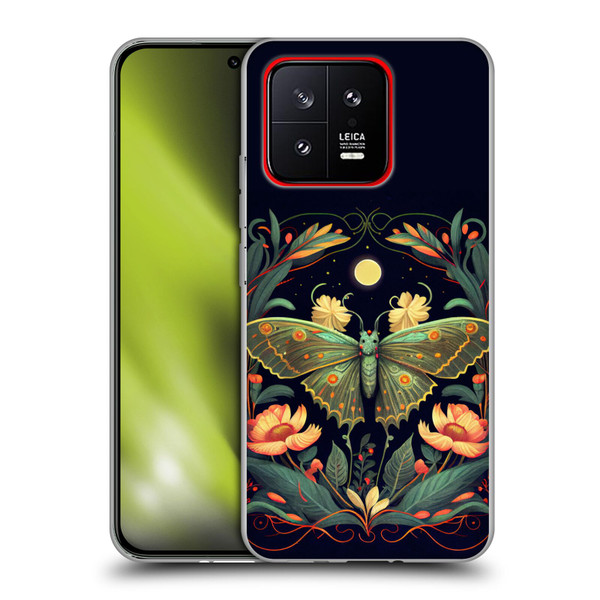JK Stewart Graphics Lunar Moth Night Garden Soft Gel Case for Xiaomi 13 5G
