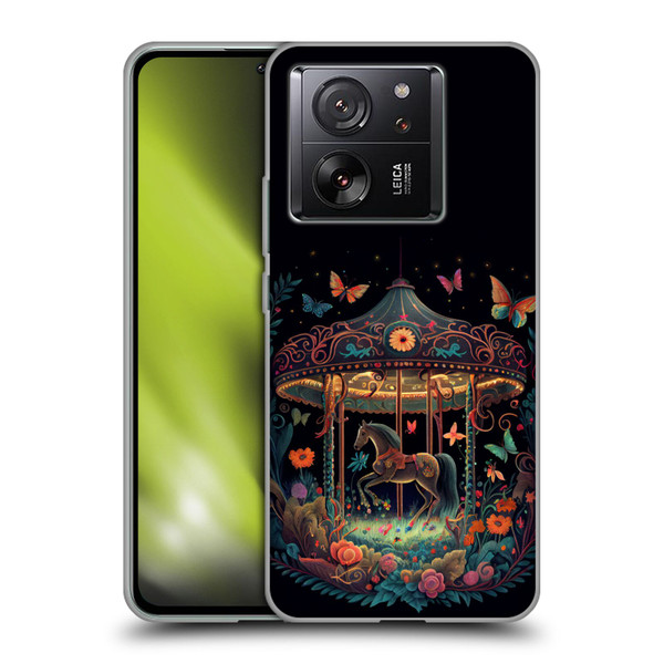 JK Stewart Graphics Carousel Dark Knight Garden Soft Gel Case for Xiaomi 13T 5G / 13T Pro 5G