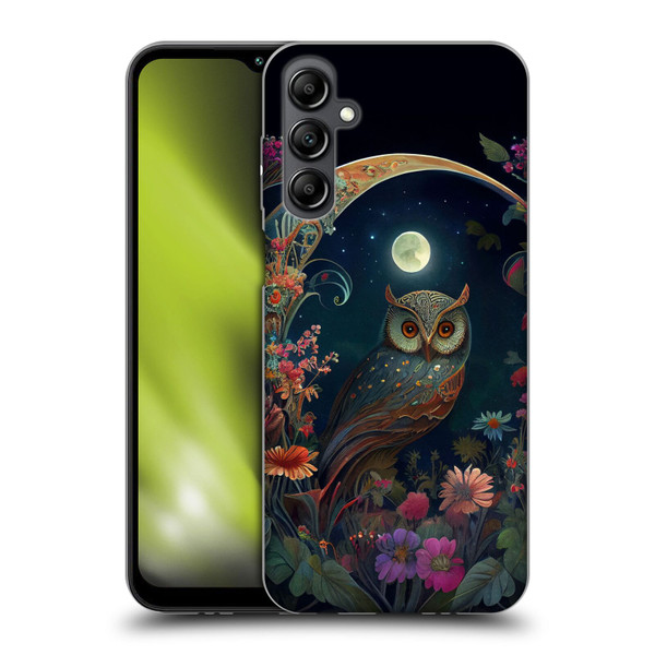 JK Stewart Key Art Owl Soft Gel Case for Samsung Galaxy M14 5G
