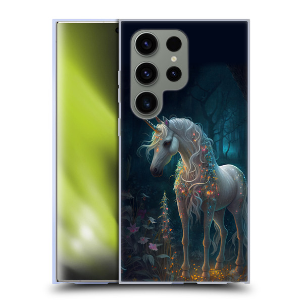 JK Stewart Key Art Unicorn Soft Gel Case for Samsung Galaxy S24 Ultra 5G