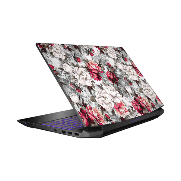 Riza Peker Flowers Floral II Vinyl Sticker Skin Decal Cover for HP Pavilion 15.6" 15-dk0047TX