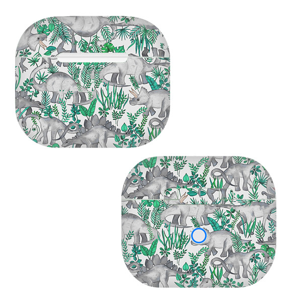 Micklyn Le Feuvre Assorted Jungle Dinos Vinyl Sticker Skin Decal Cover for Apple AirPods 3 3rd Gen Charging Case