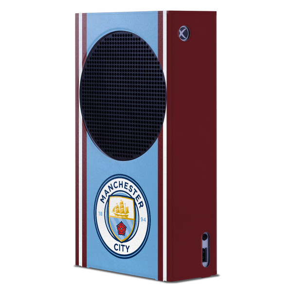Manchester City Man City FC Logo Art 2022/23 Home Kit Game Console Wrap Case Cover for Microsoft Xbox Series S Console