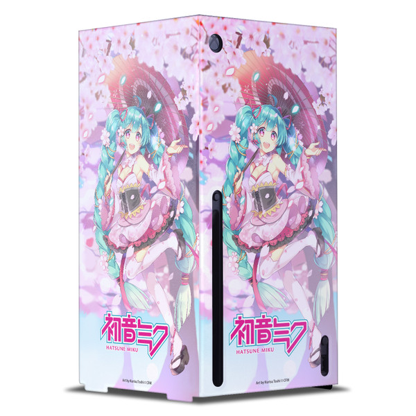 Hatsune Miku Graphics Sakura Game Console Wrap Case Cover for Microsoft Xbox Series X