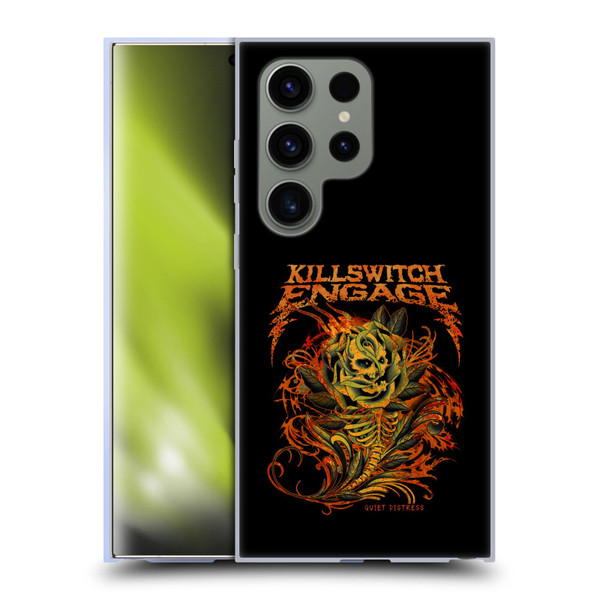 Killswitch Engage Band Art Quiet Distress Soft Gel Case for Samsung Galaxy S24 Ultra 5G