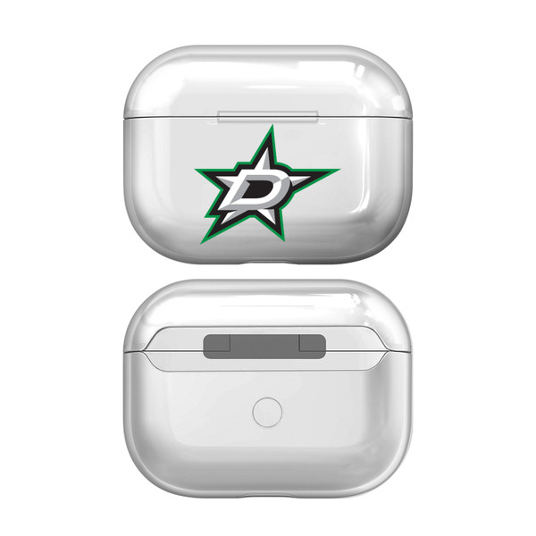 NHL Team Logo 1 Dallas Stars Clear Hard Crystal Cover Case for Apple AirPods Pro 2 Charging Case