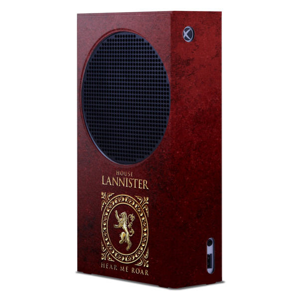 HBO Game of Thrones Sigils and Graphics House Lannister Game Console Wrap Case Cover for Microsoft Xbox Series S Console