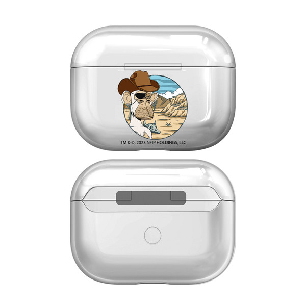 Bored of Directors Graphic Art APE #8519 Clear Hard Crystal Cover Case for Apple AirPods Pro 2 Charging Case