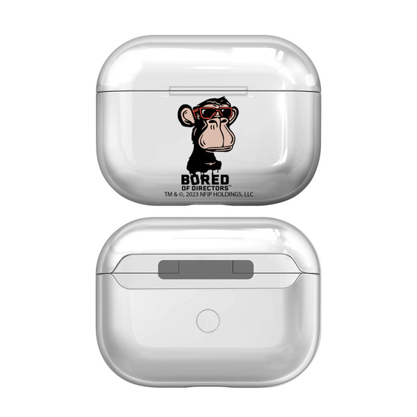 Bored of Directors Graphic Art Logo Clear Hard Crystal Cover Case for Apple AirPods Pro 2 Charging Case