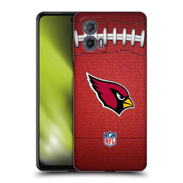 NFL Arizona Cardinals Graphics Football Soft Gel Case for Motorola Moto G73 5G