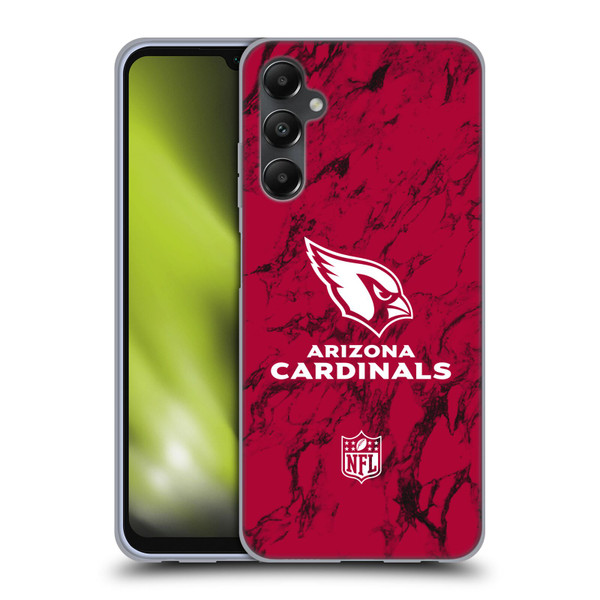 NFL Arizona Cardinals Graphics Coloured Marble Soft Gel Case for Samsung Galaxy A05s