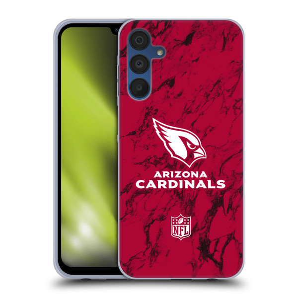 NFL Arizona Cardinals Graphics Coloured Marble Soft Gel Case for Samsung Galaxy A15