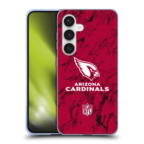 NFL Arizona Cardinals Graphics Coloured Marble Soft Gel Case for Samsung Galaxy S24 5G