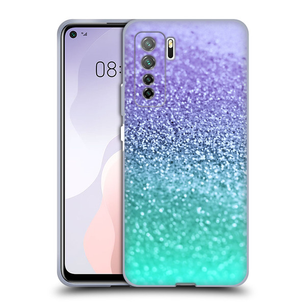Monika Strigel Glitter Collection Lavender Soft Gel Case for Huawei Nova 7 SE/P40 Lite 5G