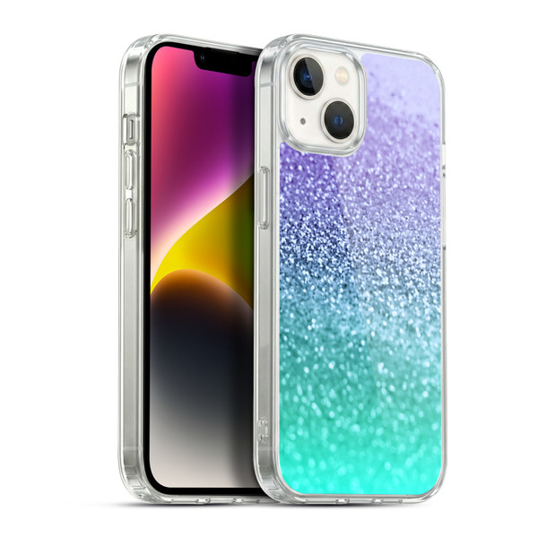 Monika Strigel Glitter Collection Lavender Soft Gel Case for Apple iPhone 14 Plus & MagSafe