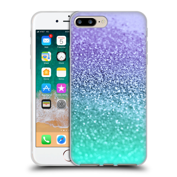 Monika Strigel Glitter Collection Lavender Soft Gel Case for Apple iPhone 7 Plus / iPhone 8 Plus