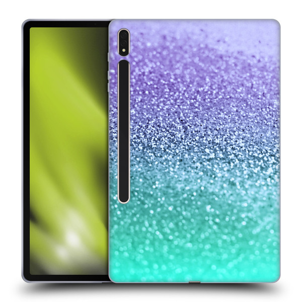 Monika Strigel Glitter Collection Lavender Soft Gel Case for Samsung Galaxy Tab S8 Plus