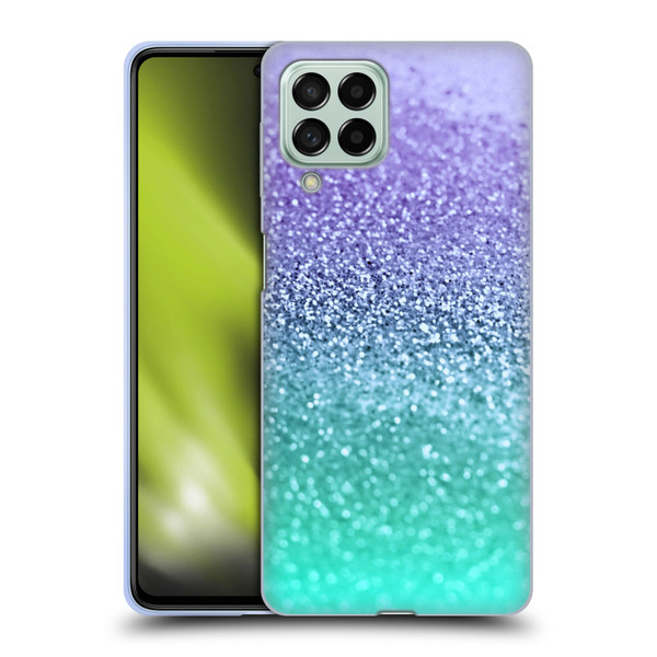 Monika Strigel Glitter Collection Lavender Soft Gel Case for Samsung Galaxy M53 (2022)