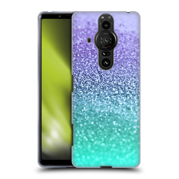 Monika Strigel Glitter Collection Lavender Soft Gel Case for Sony Xperia Pro-I