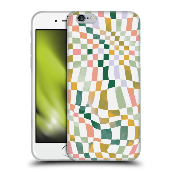 Ninola Checker Pattern Nostalgic Squares Soft Gel Case for Apple iPhone 6 / iPhone 6s