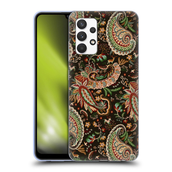 Ninola Mix Patterns Woodland Paisley Soft Gel Case for Samsung Galaxy A32 (2021)