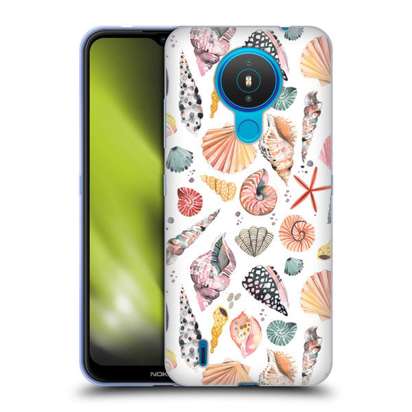 Ninola Ocean Sea Shells Soft Gel Case for Nokia 1.4