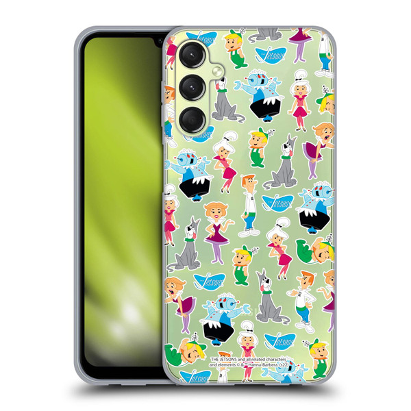The Jetsons Graphics Pattern Soft Gel Case for Samsung Galaxy A24 4G / Galaxy M34 5G