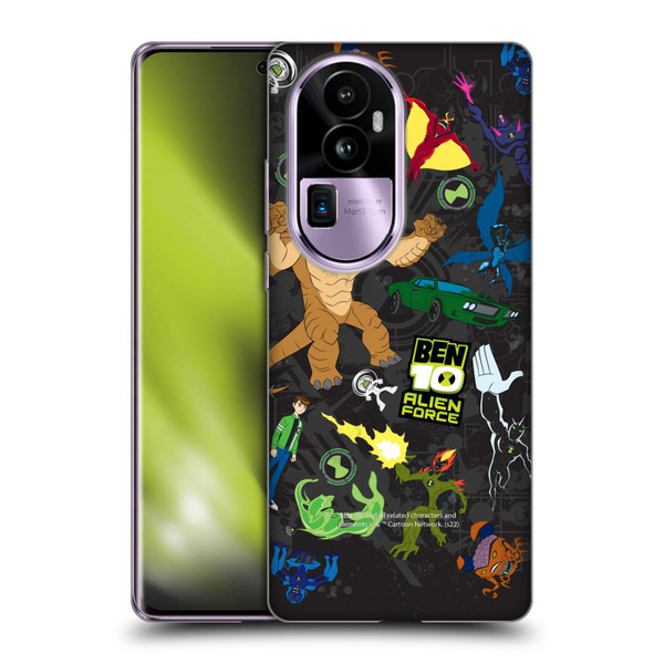 Ben 10: Alien Force Graphics Character Art Soft Gel Case for OPPO Reno10 Pro+