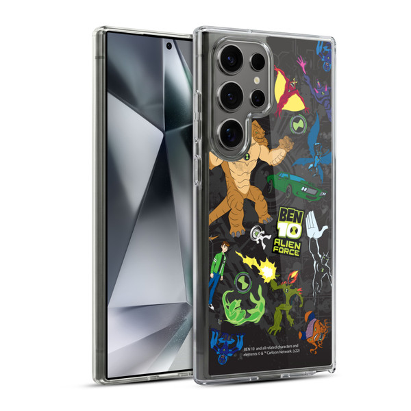 Ben 10: Alien Force Graphics Character Art Soft Gel Case for Samsung Galaxy S24 Ultra 5G & MagSafe