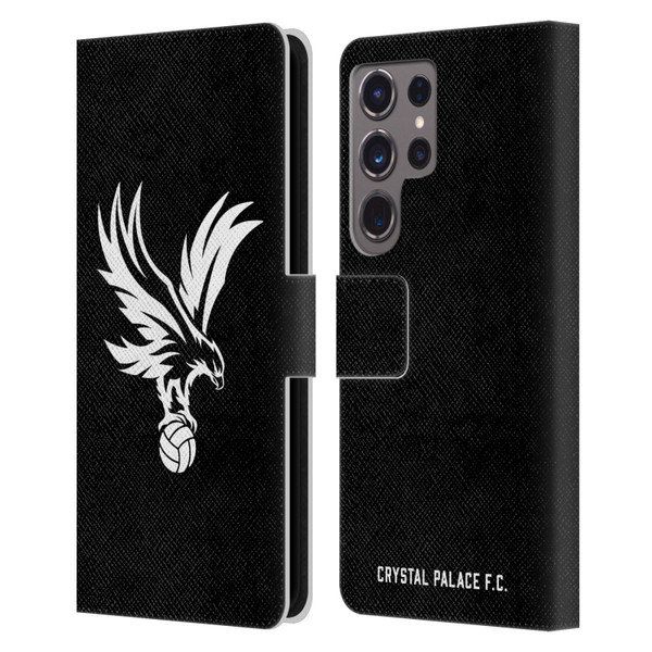 Crystal Palace FC Crest Eagle Grey Leather Book Wallet Case Cover For Samsung Galaxy S24 Ultra 5G