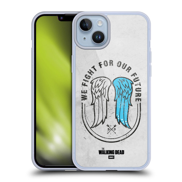 AMC The Walking Dead Daryl Dixon Iconic Wings Soft Gel Case for Apple iPhone 14 Plus