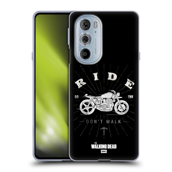 AMC The Walking Dead Daryl Dixon Iconic Ride Don't Walk Soft Gel Case for Motorola Edge X30