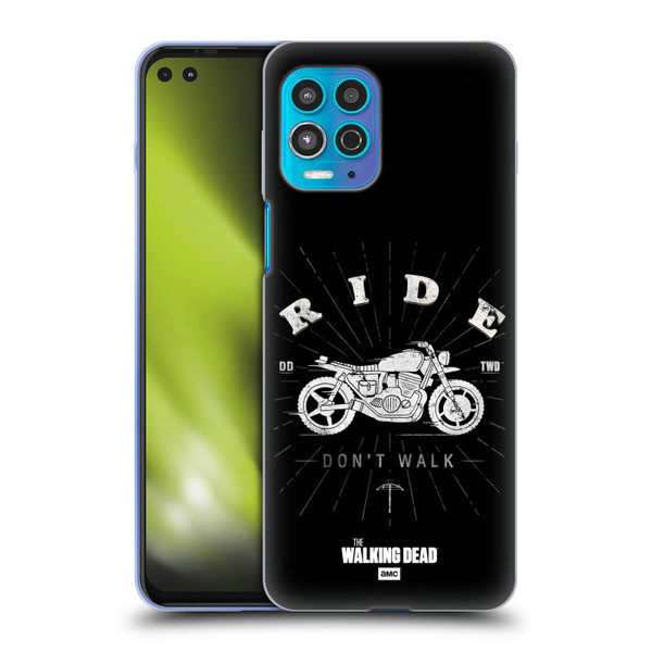 AMC The Walking Dead Daryl Dixon Iconic Ride Don't Walk Soft Gel Case for Motorola Moto G100