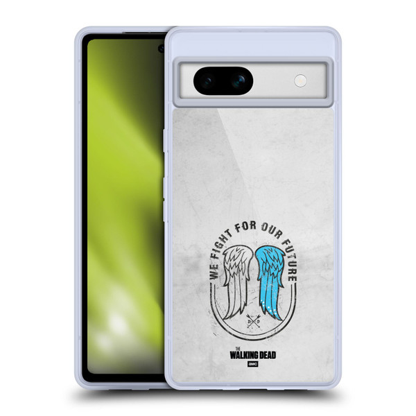AMC The Walking Dead Daryl Dixon Iconic Wings Soft Gel Case for Google Pixel 7a