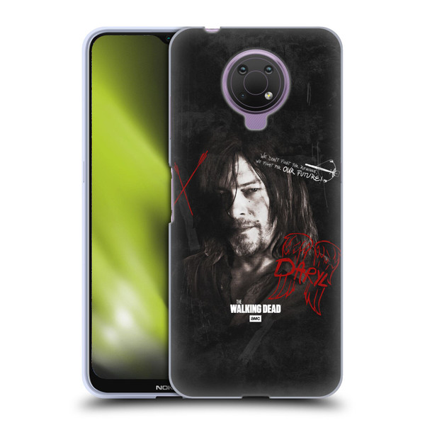 AMC The Walking Dead Daryl Dixon Iconic Grafitti Soft Gel Case for Nokia G10