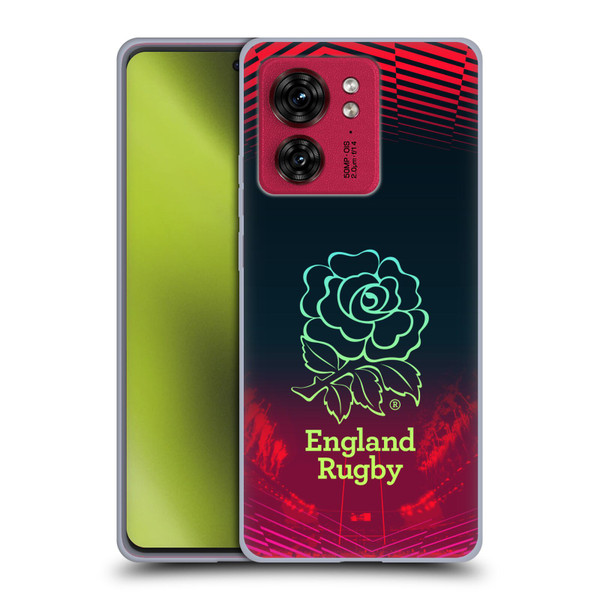 England Rugby Union This Rose Means Everything Logo in Red Soft Gel Case for Motorola Moto Edge 40
