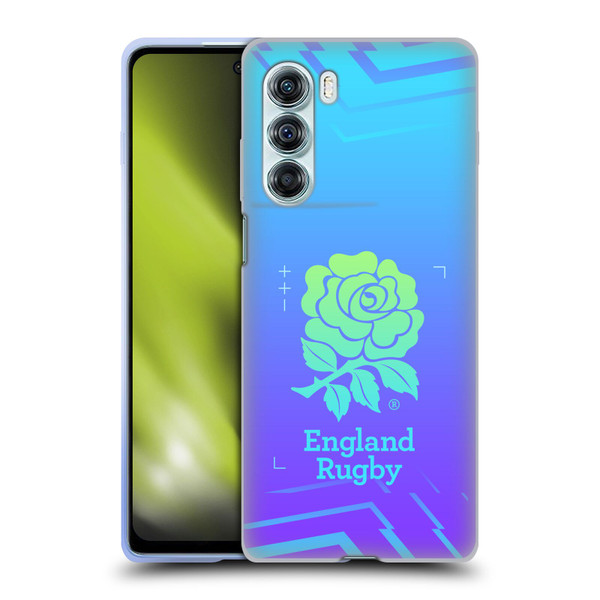 England Rugby Union This Rose Means Everything Logo in Purple Soft Gel Case for Motorola Edge S30 / Moto G200 5G