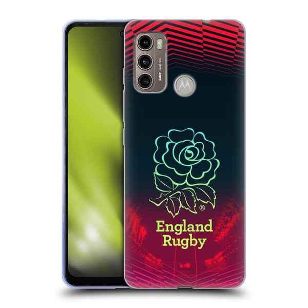 England Rugby Union This Rose Means Everything Logo in Red Soft Gel Case for Motorola Moto G60 / Moto G40 Fusion