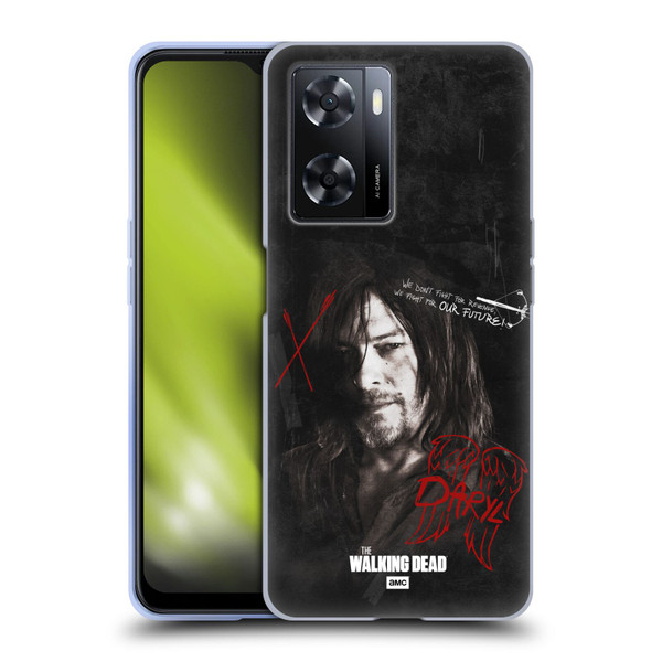 AMC The Walking Dead Daryl Dixon Iconic Grafitti Soft Gel Case for OPPO A57s